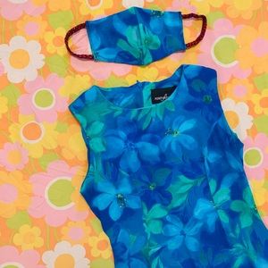 VTG 1999s Floral Mini & Face Mask
